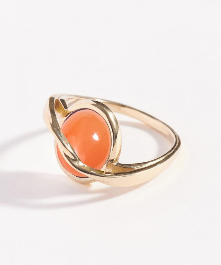 オレンジムーンストーン Windリング K10yg リング Jupiter ジュピター ジュエリーブランドjupiter Phoebe公式通販 Jewel Addict Online Store