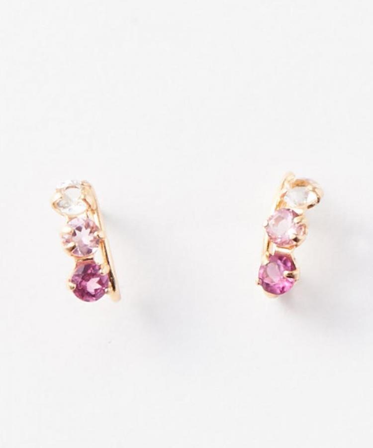 K10 ラインリップカラーピアス ピンク ピアス Phoebe フィービィー ジュエリーブランドjupiter Phoebe公式通販 Jewel Addict Online Store