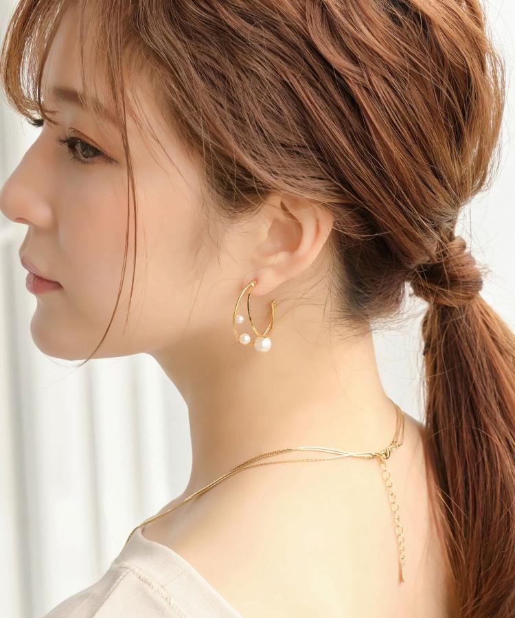 2ラインリュクスパールフープピアス ピアス Phoebe フィービィー ジュエリーブランドjupiter Phoebe公式通販 Jewel Addict Online Store 2ラインリュクスパールフープピアス ピアス Phoebe フィービィー ジュエリーブランドjupiter Phoebe公式通販 Jewel Addict Online Store