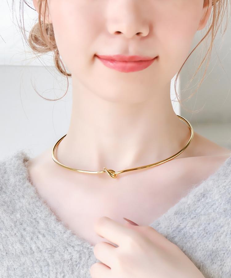 スタイリッシュノットチョーカー ゴールド ネックレス Phoebe フィービィー ジュエリーブランドjupiter Phoebe公式通販 Jewel Addict Online Store スタイリッシュノットチョーカー ゴールド ネックレス Phoebe フィービィー ジュエリーブランドjupiter Phoebe公式通販 Jewel Addict Online Store