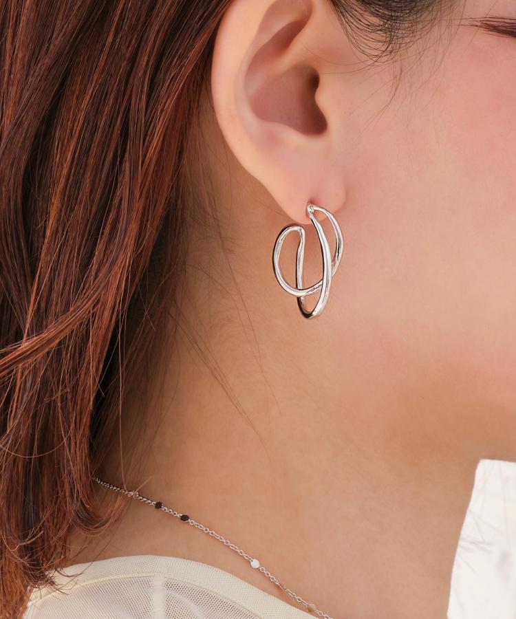 フィーリングラインフープピアス シルバー ピアス Phoebe フィービィー ジュエリーブランドjupiter Phoebe公式通販 Jewel Addict Online Store